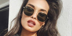 Brazilian model Gizele Oliveira was seen wearing Ray-Ban RB 3548N 001 Hexagonal Gold With Flat Lenses sunglasses