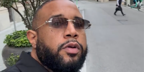 DJ and producer Gordo was seen wearing silver Cartier Panthere CT0505S 002 sunglasses in his Instagram reel, September 2025.