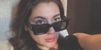 Pakistani actress Hania Aamir was seen wearing black Saint Laurent SL 572 001 sunglasses in her social media selfie. Shop online now on Pretavoir