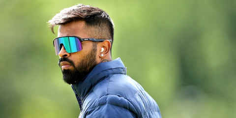 Hardik Pandya is seen wearing Oakley Sutro Lite OO9463 49 Prizm sunglasses