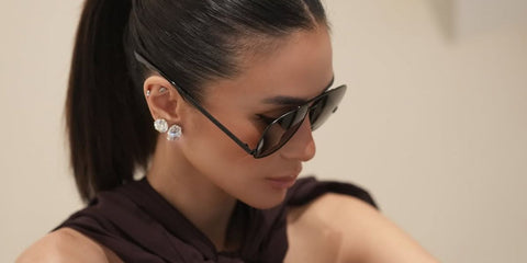 Heart Evangelista wears Saint Laurent Sun SL 653 Leon 002 sunglasses in her Instagram post