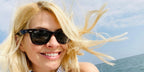 British television presenter Holly Willoughby was seen wearing Ray-Ban New Wayfarer 2132 901/58 Polarised sunglasses