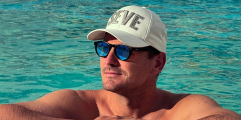 Iker Casillas wears Hugo Boss 1491/S 807KU sunglasses in his leisure time