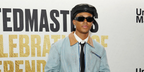 Jabari Banks was seen wearing black Prada PR 09ZS 1AB5S0 sunglasses with dark grey lenses to attend the UnitedMasters, A Celebration Of Independence At The 65th GRAMMY Awards at Hollywood Palladium, Los Angeles