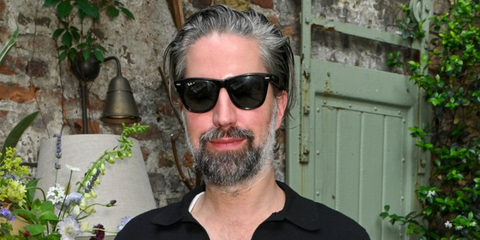 Model and author Jack Guinness was seen wearing black Ray-Ban Folding Wayfarer 4105 601/58 Polarised sunglasses in London, June 2024. Shop online now on Pretavoir