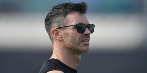 Former professional cricketer and currently coach James Anderson was seen wearing black Ray-Ban Leonard RB 2193 901/58 Polarised sunglasses ahead of the ICC Champions Trophy 2025 in Lahore, Pakistan. Shop online now on Pretavoir