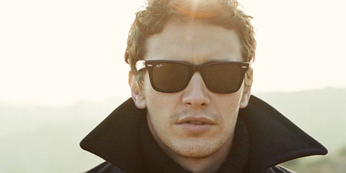 James Franco was seen wearing the iconic Ray-Ban Wayfarer 2140 901 Black sunglasses