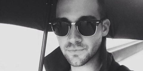 Singer and actor James Maslow of the Big Time Rush was seen wearing the iconic black Ray-Ban Clubmaster RB 3016 901/58 Polarised sunglasses in a social media post.