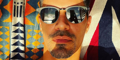 Jay Hernandez was seen wearing Tom Ford Henry TF248 01D Polarised half-rim sunglasses in his Instagram post