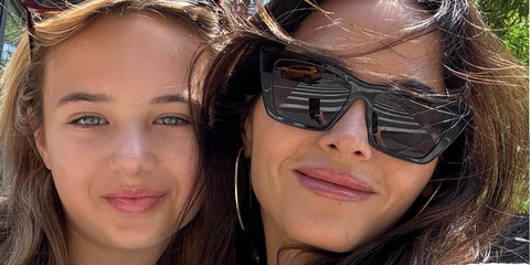 Jenna Dewan was seen wearing black Saint Laurent Sun SL 276 Mica 001  sunglasses in her Instagram post, July 2025.