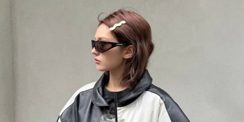 Canadian-South Korean singer Jeon Somi was seen wearing black Balenciaga BB0285S 001 sunglasses in her Instagram post, March 2026.