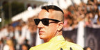 Jeremy Scott was seen wearing the iconic black Ray-Ban New Wayfarer 2132 901/58 sunglasses with Polarised lenses