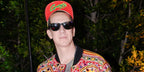 Jeremy Scott was seen wearing the iconic Ray-Ban Wayfarer 2140 901 Black sunglasses