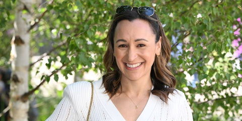 Track and field athlete Jessica Ennis-Hill was seen wearing Ray-Ban RB 3548N 001 Hexagonal Gold With Flat Lenses sunglasses at The RHS Chelsea Flower Show in London, May 2024. Shop online now on Pretavoir