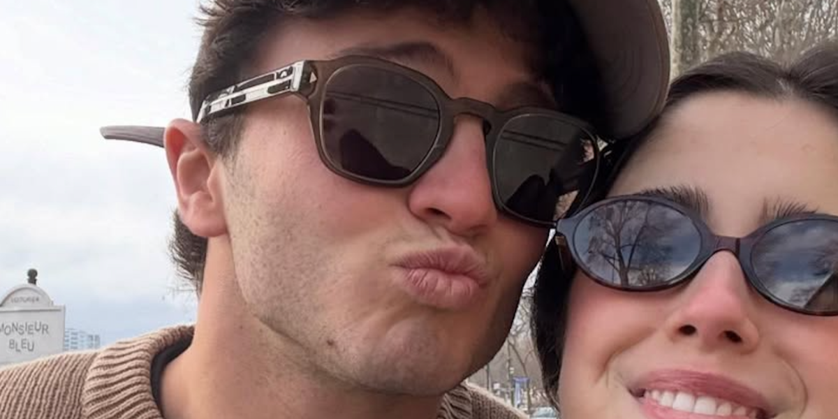Portuguese footballer Joao Neves was seen wearing transparent brown Prada PR A16S 18T70F sunglasses at Le Prix d'Amérique Legend Race in January 2026, shared through his Instagram post.