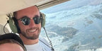 Scottish footballer John McGinn of Aston Villa was seen wearing red tortoiseshell Ray-Ban Clubmaster RB 3016 990/58 Polarised sunglasses in Zimbabwe, June 2023. Shop online now on Pretavoir