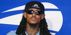 Basketball player Jordan Clarkson was seen wearing black Saint Laurent Sun SL M175 001 sunglasses at the US Open 2026.