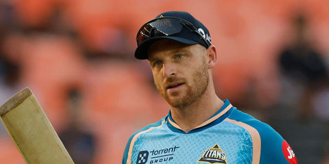 Cricketer Jos Buttler was seen wearing black Oakley Sphaera OO9403 23 Prizm sunglasses at the 2025 IPL match between Gujarat Titans and Lucknow Super Giants in Ahmedabad, India, May 2025. Shop online now on Pretavoir