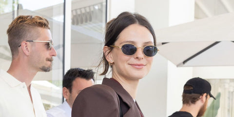 French actress Josephine Japy was seen wearing Persol Ida 1018S 515/58 Polarised sunglasses at the 2025 Cannes Film Festival