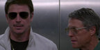 Josh Hartnett, pictured with Hugh Grant, was seen wearing Porsche Design 8508 A Gold Aviators with Polarised Lenses in 2023 movie Operation Fortune