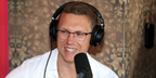 Chef and creator Josh Scherer of the Mythical Kitchen was seen wearing black Ray-Ban RB 6363 2861 rectangular optical glasses at the Variety Podcasting Brunch Presented By YouTube, March 2025.