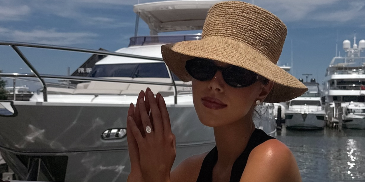 Jourdan Sloane was seen wearing black Saint Laurent Sun SL 567 001 sunglasses in her Instagram post, June 2025.