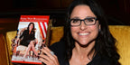 Julia Louis-Dreyfus was seen wearing Oliver Peoples Denison OV5102 1031 Matte Black optical glasses at the Veep party