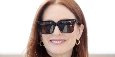 Julianne Moore wears Bottega Veneta BV1254S 002 at the Cannes Film Festival 2024