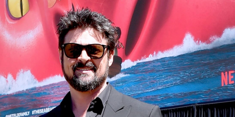 Karl Urban was seen wearing black Tom Ford Giulio TF698 01J sunglasses with brown lenses at The Sea Beast premiere during Netflix Family Summer in Los Angeles