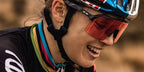 Professional cyclist Kate Courtney was seen wearing black Oakley Sutro Lite OO9463 04 Prizm sunglasses in her Facebook post.