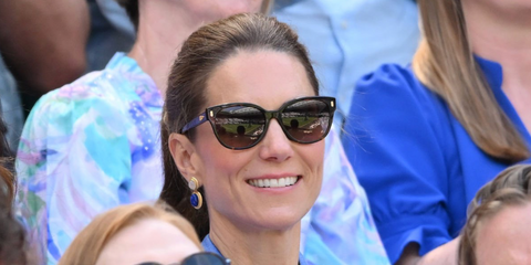 Kate Middleton, Catherine Princess of Wales was seen wearing Ralph by Ralph Lauren RA5305U 5003/13 sunglasses at the Wimbledon Tennis Championships 2026.