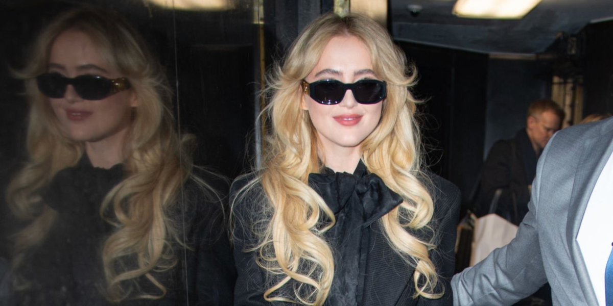 Kathryn Newton was seen wearing black Versace 4361 GB1/87 Medusa Biggie Sunglasses in New York City