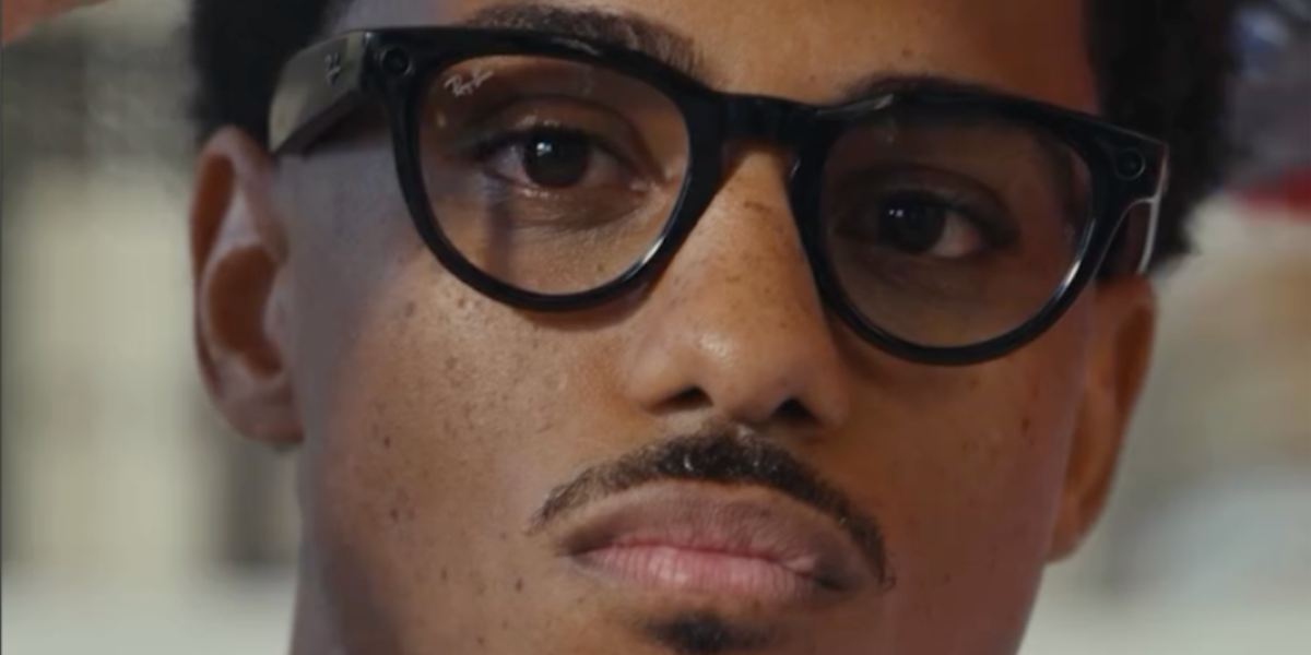 Keith Powers was seen wearing black Ray-Ban Meta Headliner Gen 2 RW4013 601/1M Photochromic Smart Glasses in the Ray-Ban Meta Gen 2 video campaign on Instagram, October 2025. Shop online now on Pretavoir