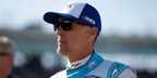 Professional racing driver Kevin Harvick was seen wearing black Maui Jim Red Sands B432-2M sunglasses with blue lenses during qualifying for the NASCAR Cup Series Championship in Arizona, November 2023