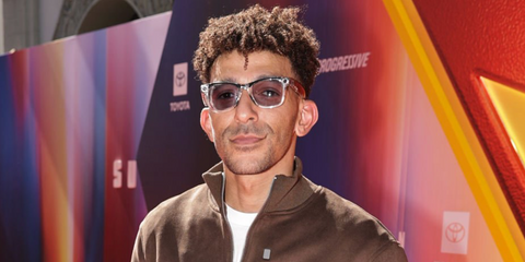 Actor and rapper Khleo Thomas was seen wearing transparent stone Ray-Ban Meta Wayfarer RW4006 6705/P5 Photochromic Smart Glasses at the Los Angeles premiere of Superman, July 2025.
