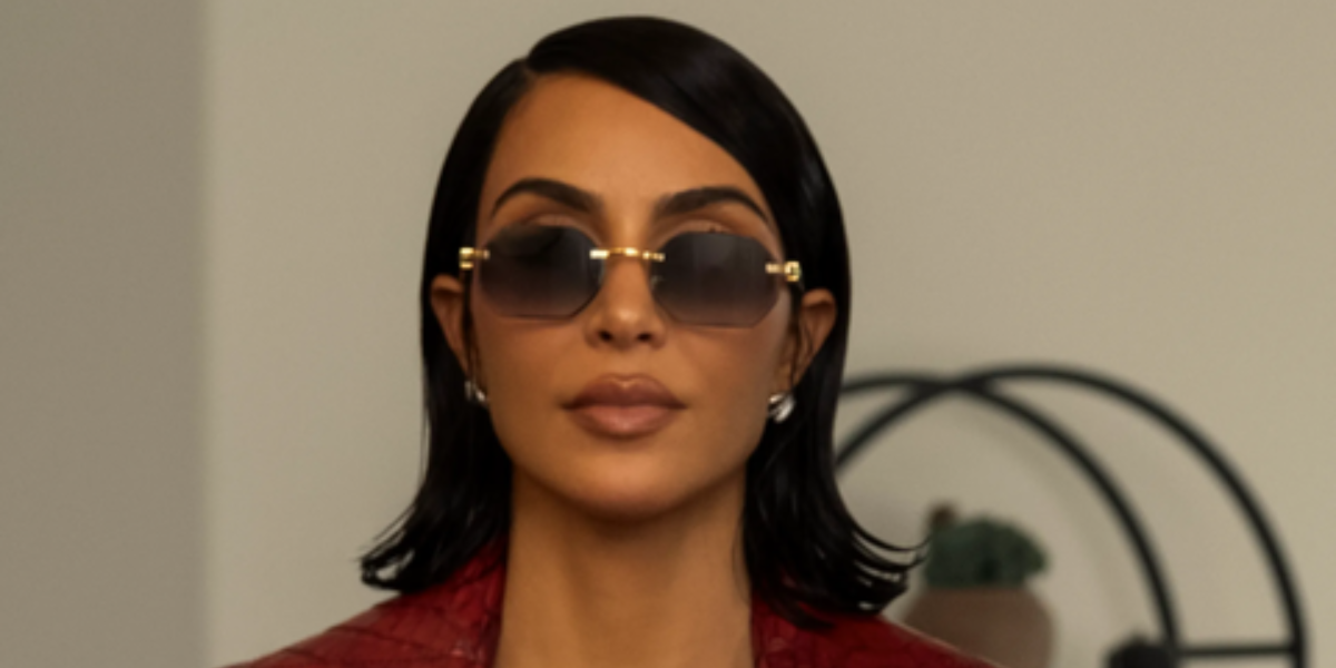 Kim Kardashian wearing Cartier CT0439S 004 Sunglasses in Ryan Murphy's 'All's Fair' TV Show
