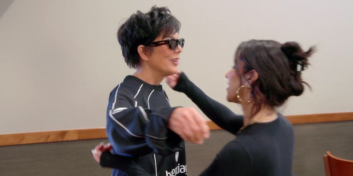 Kris Jenner was seen wearing black Bottega Veneta BV1250S 001 cat eye sunglasses in The Kardashians season 6 episode 1