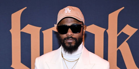 LaKeith Stanfield was seen wearing black Saint Laurent Sun SL 610 001 square sunglasses to attend "The Book of Clarance" special screening in Atlanta, Georgia
