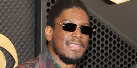 Labrinth is seen wearing Cartier Panthere CT0430S 001 sunglasses to the 2024 Grammy Awards