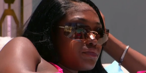 Miu Miu Rimless Runway MU 54YS 5AK06I - As Seen On Georgina Rodriguez & Rita Ora