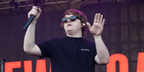 Lewis Capaldi was seen wearing the iconic Ray-Ban Wayfarer 2140 901 Black sunglasses while performing at Falls Festival in Freemantle, Australia