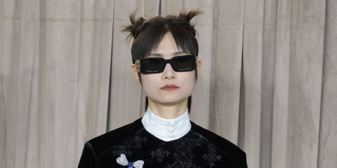 Chinese singer Li Yuchun, widely known as Chris Lee, was seen wearing black Gucci GG1425S 001 sunglasses at the Vogue Forces of Fashion in Shanghai, China, November 2023. Shop online now on Pretavoir