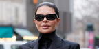 Lisa Rinna was seen wearing black Tom Ford Leona-02 TF1365 01A sunglasses at the Viktor & Rolf Haute Couture Spring/Summer 2026 fashion show during Paris Couture Week.