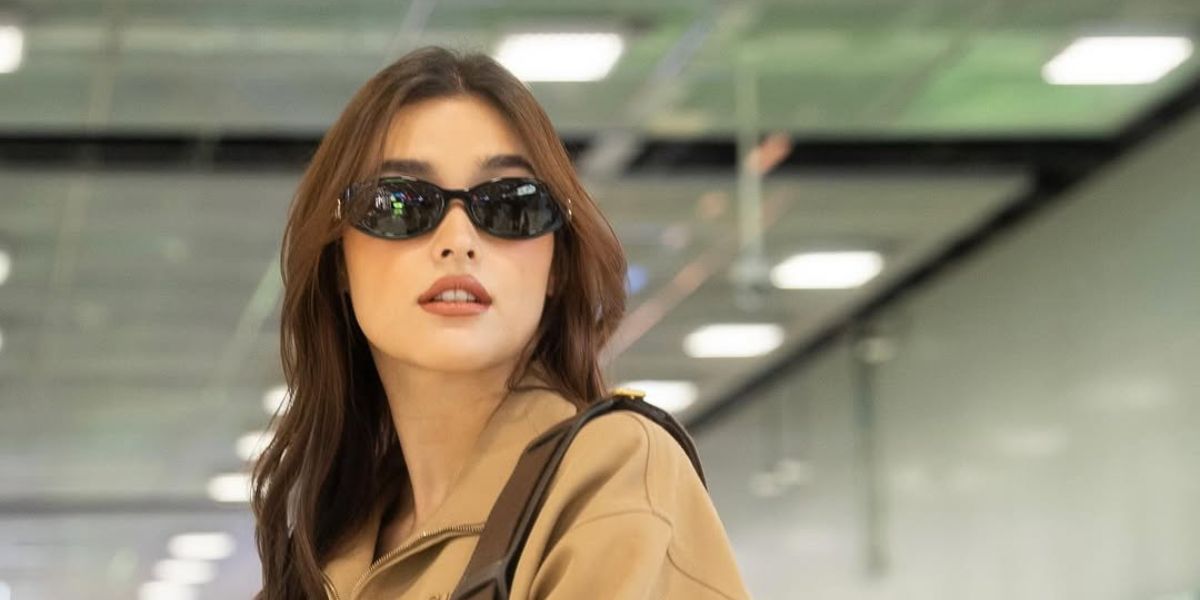 Filipino-American actress Liza Soberano was seen wearing black Gucci GG1660S 001 'Hailey' oval sunglasses in her Instagram post