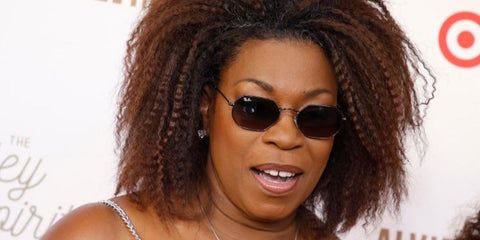 Actress Lorraine Toussaint was seen wearing gunmetal Ray-Ban Octagonal RB 3556N 004/71 sunglasses at the Ailey Spirit Gala 2019 in New York City