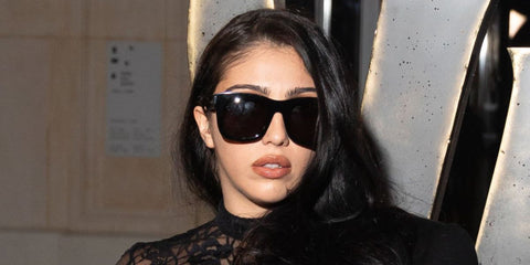 Madonna's daughter Lourdes Leon was seen wearing black Saint Laurent Sun SL 650 Monceau 001 sunglasses at the Saint Laurent Menswear Fall/Winter 2024 fashion show during Paris Men's Fashion Week. Shop online now on Pretavoir