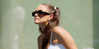 Madison Pettis was seen wearing black Prada PR 17WS 1AB5S0 Symbole Sunglasses at the CELCIUS Pickleball Tournament., August 2023. Shop online now on Pretavoir