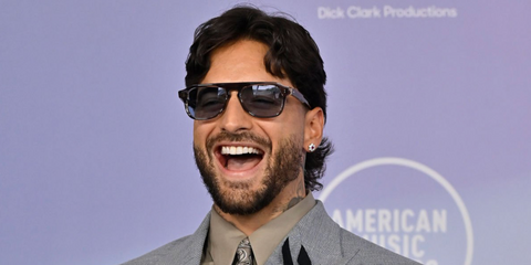 Maluma was seen wearing Cutler and Gross Sun Graham CGSN GR14 03 Grey sunglasses at the American Music Awards 2026.
