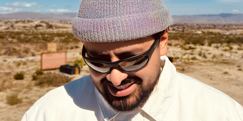 American radio host Mando Fresko was seen wearing matte black Ray-Ban Daddy-O RB 2016 W2578 sunglasses in his Instagram birthdya post, February 2026.