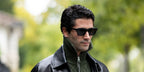 Spanish creative director Marc Forne was seen wearing black Loewe Slim LW40177I 01A sunglasses at the Loewe Spring/Summer 2026 fashion show during Paris Fashion Week.